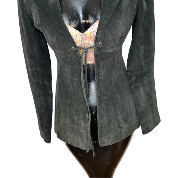 Vintage Blue asphalt leather jacket - Picture 15 of 16